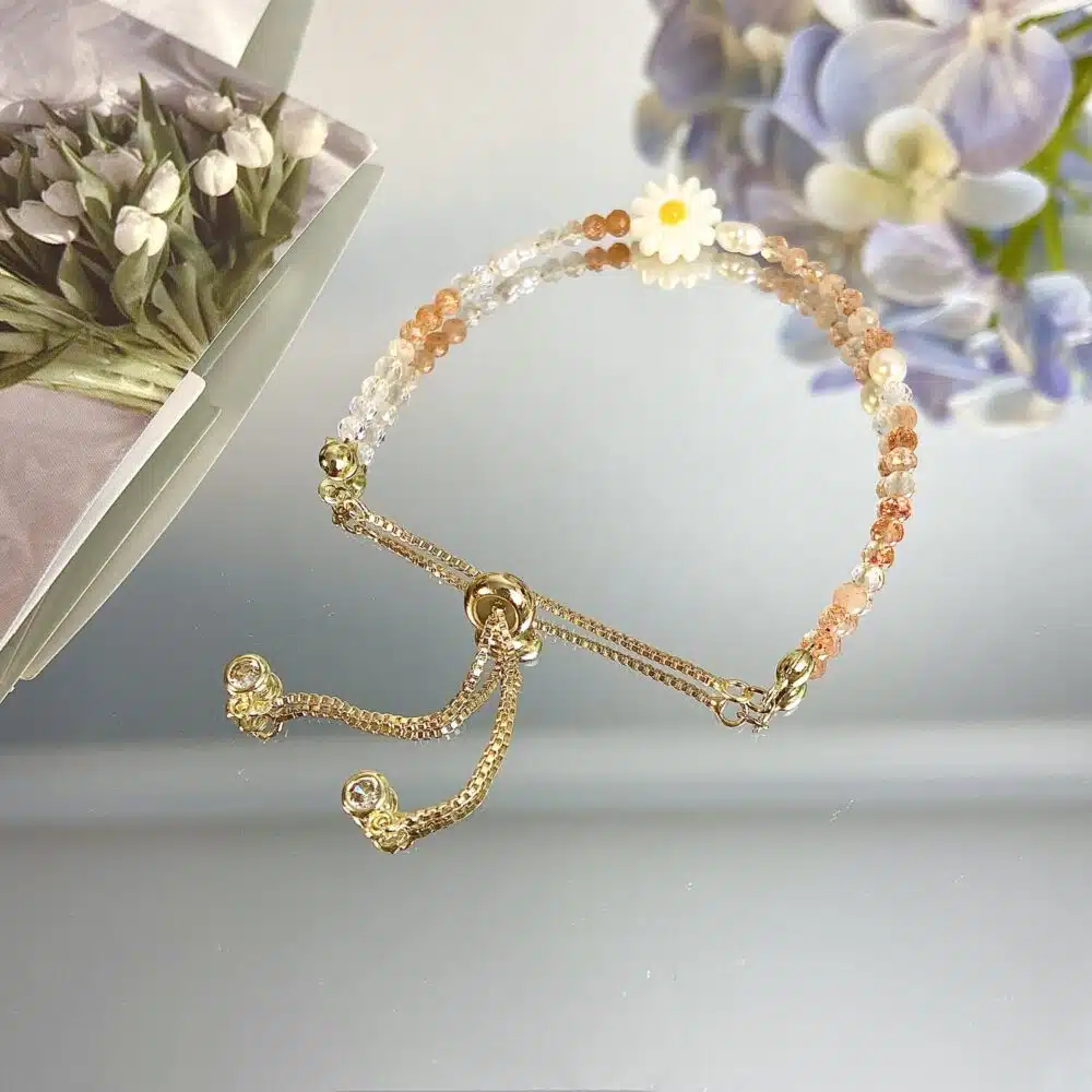 Daisy Radiance Charm Bracelet